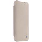 For iPhone 2020 / 8 / 7 NILLKIN Ming Series PC+PU Horizontal Flip Leather Case with Card Slot & Holder(Khaki) - 1