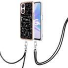 For OPPO A78 / A58 Electroplating Dual-side IMD Phone Case with Lanyard(Equation) - 1