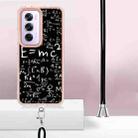 For OPPO Reno12 Pro Global Electroplating Dual-side IMD Phone Case with Lanyard(Equation) - 3