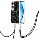 For OPPO A60 Electroplating Dual-side IMD Phone Case with Lanyard(Equation) - 1