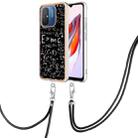 For Xiaomi Redmi 12C / 11A 4G Electroplating Dual-side IMD Phone Case with Lanyard(Equation) - 1
