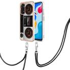 For Xiaomi Redmi Note 11s / Note 11 4G Electroplating Dual-side IMD Phone Case with Lanyard(Retro Radio) - 1