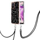For Xiaomi Redmi Note 12S 4G Electroplating Dual-side IMD Phone Case with Lanyard(Equation) - 1