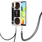 For Xiaomi Redmi A1 Electroplating Dual-side IMD Phone Case with Lanyard(Retro Radio) - 1