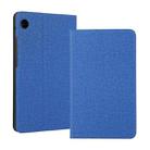 For Huawei MatePad T8 / C3 8 inch Voltage Craft Cloth TPU Horizontal Flip Leather Case with Holder(Blue) - 1