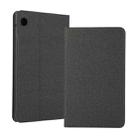 For Huawei MatePad T8 / C3 8 inch Voltage Craft Cloth TPU Horizontal Flip Leather Case with Holder(Black) - 1