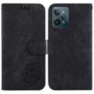 For Realme C31 Little Tiger Embossed Leather Phone Case(Black) - 1