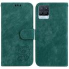 For Realme 8 / 8 Pro Little Tiger Embossed Leather Phone Case(Green) - 1