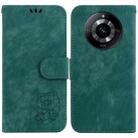 For Realme 11 5G/Narzo 60 India Version Little Tiger Embossed Leather Phone Case(Green) - 1