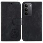 For Realme C75 Little Tiger Embossed Leather Phone Case(Black) - 1