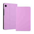 For Huawei MatePad T8 / C3 8 inch Voltage Elastic Texture Horizontal Flip Leather Case with Holder(Purple) - 1