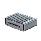 HYSTOU PO9B-J4125-6L Embedded Intel Celeron J4125 Processor Six Network Ports Mini Host, Specification:8GB+128GB - 1