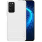 For Huawei Honor X10 NILLKIN Frosted Concave-convex Texture PC Protective Case(White) - 1