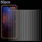 For HOTWAV Cyber 13 Pro 50pcs 0.26mm 9H 2.5D Tempered Glass Film - 1