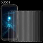 For HOTWAV Hyper 7 50pcs 0.26mm 9H 2.5D Tempered Glass Film - 1