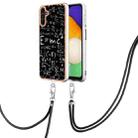 For Samsung Galaxy A13 5G / A04s / M13 5G Electroplating Dual-side IMD Phone Case with Lanyard(Equation) - 1