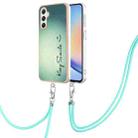 For Samsung Galaxy A25 5G / A24 Electroplating Dual-side IMD Phone Case with Lanyard(Smile) - 1