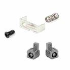 For Switch JoyCon Handle Metal Lock Replacement Parts, Spec:5 in 1 Lock Set Grey - 1