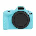 For Canon EOS R50 Soft Silicone Protective Case(Sky Blue) - 1
