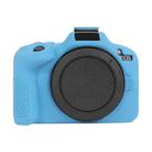 For Canon EOS R50 Soft Silicone Protective Case(Dark Blue) - 1