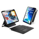 For iPad 10th Gen 10.9 2022 DUX DUCIS DK Series Magnetic Wireless Bluetooth Keyboard Tablet Case(Black) - 1