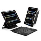 For iPad Pro 11 2024 DUX DUCIS DK Series Magnetic Wireless Bluetooth Keyboard Tablet Case(Black) - 1