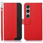 For Sony Xperia 1 VI KHAZNEH Litchi Texture Leather RFID Phone Case(Red) - 1