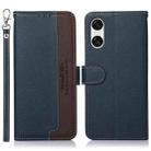 For Sony Xperia 10 VI KHAZNEH Litchi Texture Leather RFID Phone Case(Blue) - 1