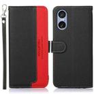 For Sony Xperia 5 VI KHAZNEH Litchi Texture Leather RFID Phone Case(Black) - 1