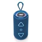 T&G TG-656 Portable Wireless 3D Stereo Subwoofer Bluetooth Speaker Support FM / LED Atmosphere Light(Blue) - 1