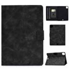 For iPad Pro 11 2024 Cowhide Texture Leather Smart Tablet Case(Grey) - 1