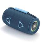 T&G TG-657 Portable Wireless 3D Stereo Subwoofer Bluetooth Speaker Support FM / LED Atmosphere Light(Blue) - 1