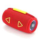 T&G TG-657 Portable Wireless 3D Stereo Subwoofer Bluetooth Speaker Support FM / LED Atmosphere Light(Red) - 1