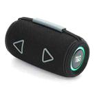 T&G TG-657 Portable Wireless 3D Stereo Subwoofer Bluetooth Speaker Support FM / LED Atmosphere Light(Black) - 1