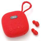 T&G TG-813 2 in 1 TWS Bluetooth Speaker Earphone with Charging Box(Red) - 1