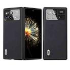 For Xiaomi Mix Fold 3 ABEEL Haze Texture PU Phone Case(Black) - 1