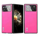 For Xiaomi Mix Fold 3 ABEEL Haze Texture PU Phone Case(Red) - 1