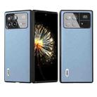 For Xiaomi Mix Fold 3 ABEEL Haze Texture PU Phone Case(Twilight Blue) - 1