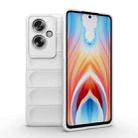 For OPPO A79 5G Global Magic Shield TPU + Flannel Phone Case(White) - 1