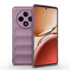 For OPPO A3 Pro 5G / F27 Pro+ Magic Shield TPU + Flannel Phone Case(Purple) - 1