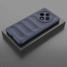 For OPPO A3 Pro 5G / F27 Pro+ Magic Shield TPU + Flannel Phone Case(Dark Blue) - 2
