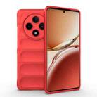 For OPPO A3 Pro 5G / F27 Pro+ Magic Shield TPU + Flannel Phone Case(Red) - 1