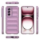 For OPPO Reno12 Global Magic Shield TPU + Flannel Phone Case(Purple) - 3