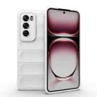 For OPPO Reno12 Pro Global Magic Shield TPU + Flannel Phone Case(White) - 1