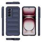 For OPPO Reno12 Pro Global Magic Shield TPU + Flannel Phone Case(Dark Blue) - 3