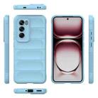 For OPPO Reno12 Pro Global Magic Shield TPU + Flannel Phone Case(Light Blue) - 3