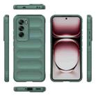 For OPPO Reno12 Pro Global Magic Shield TPU + Flannel Phone Case(Dark Green) - 3