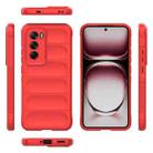 For OPPO Reno12 Pro Global Magic Shield TPU + Flannel Phone Case(Red) - 3