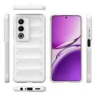 For OPPO A3 Pro India Magic Shield TPU + Flannel Phone Case(White) - 3