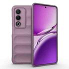 For OPPO A3 Pro India Magic Shield TPU + Flannel Phone Case(Purple) - 1